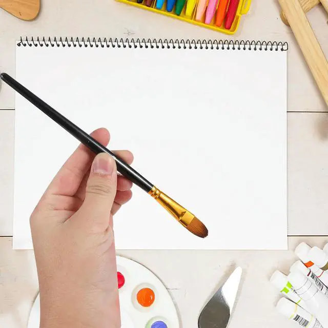 Alt view image 3 of 3 - 1Set Versatile Painting Brushes Set Professional Grade Nylon Hair Multiple Sizes Ideal for Watercolor Oil Acrylic Painting