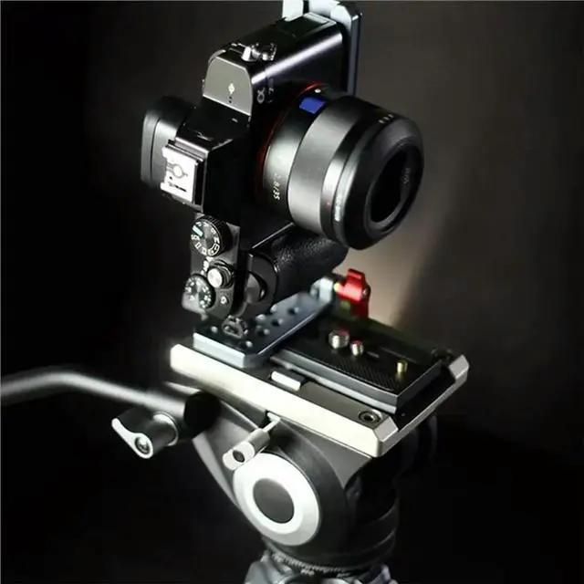Alt view image 2 of 2 - Camera L Bracket Quick Release Plate Arca L Shape Holder For Vertical Horizontal Switching Tripod M