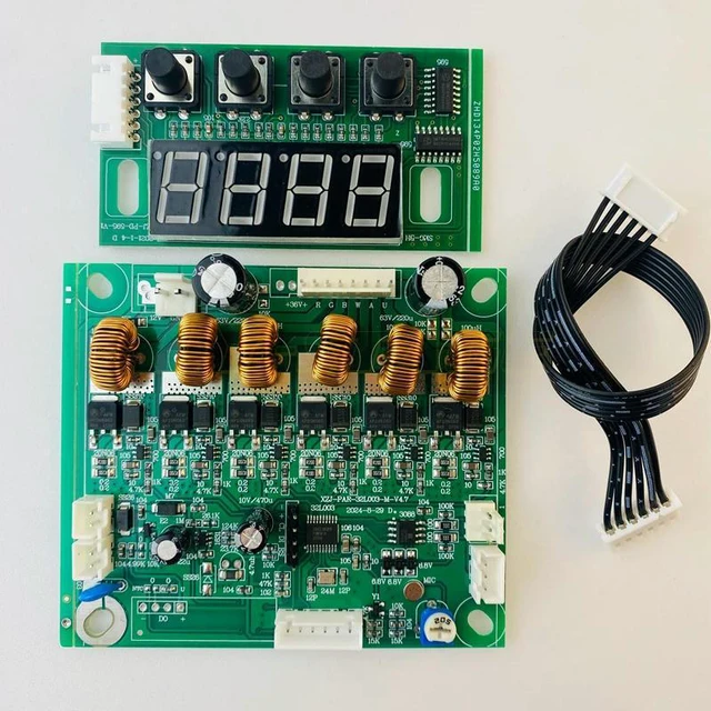 Main image of XZJ 18x18W 6IN1 RGBWA UV LED Par Board Motherboard With Toroidal Inductor