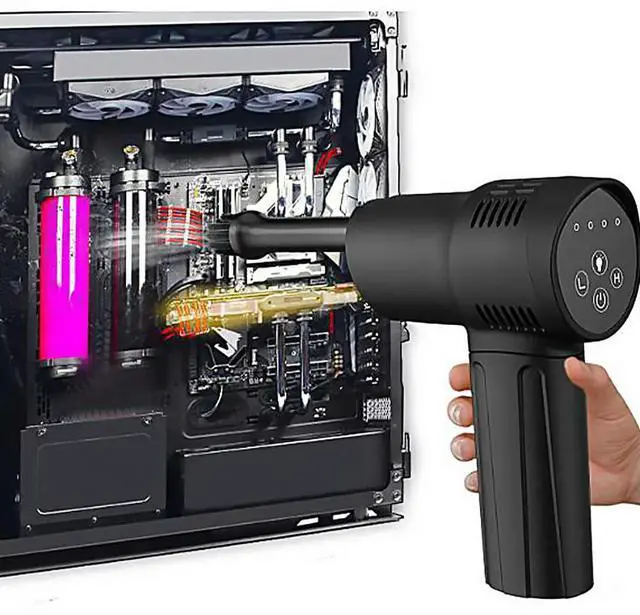 Alt view image 2 of 3 - Cordless Air Blower Rechargeable Duster for Home Office Keyboard Cleaning Excellent Durability Convenience Compressed Air Blower