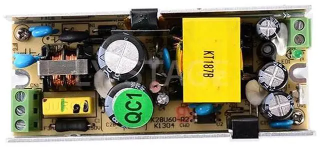 Alt view image 3 of 3 - Open Frame Power Supply 96W 24V