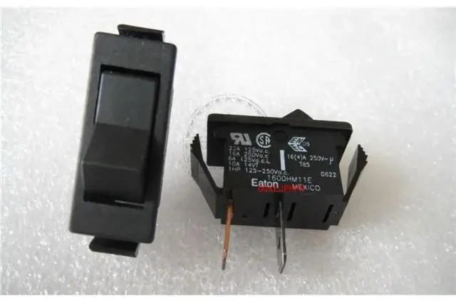 Main image of For 1600HM11E Ship Switch 2 Pin 2 Gear Rocker Switch Power Switch 16A250V