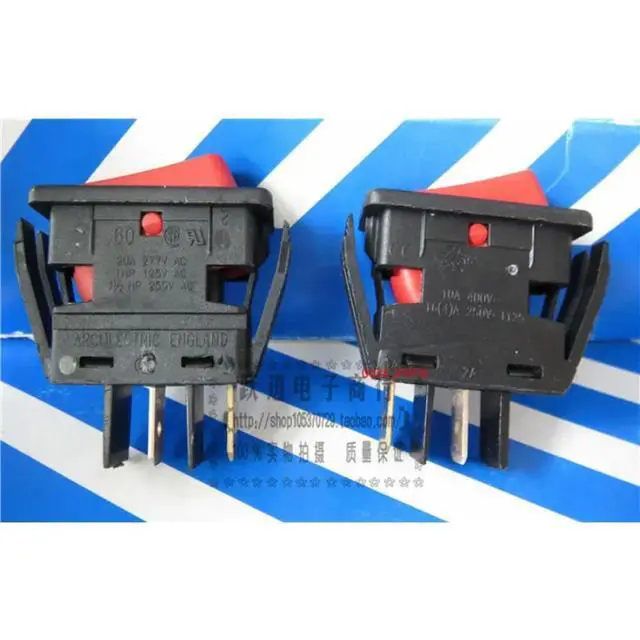 Alt view image 2 of 2 - For ARCOLECTRIC 20A High Current Ship Switch 2 Pin 2 Gear Rocker 20A Rocker Arm Power Switch
