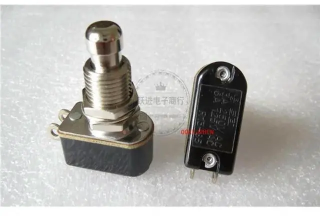 Alt view image 2 of 3 - For SCI Electric Guitar Effects Foot Switch Carling Button Switch Foot Pin R13-85 Unlocked Normally Open