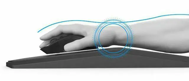 Main image of Premium Non Slip Mouse Pad with Soft Silicone Wrist Rest Ergonomic Design for Reduced Fatigue Smooth Glide Surface Mouse Mat