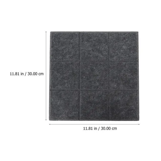 Alt view image 2 of 3 - 4Pcs Bright Color Felt Display Board Felt Wall Sticker Memo Bulletin Board for Home Office Learning Tool Family Photo Wall Decor