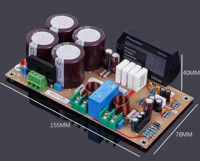 Alt view image 3 of 3 - Pioneer PAC014A Thick Film Hifi High Temperature Amplifier Board Finished DIY Dual Channel Audio