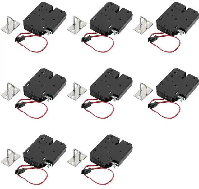 Main image of 8X 12V 2A Electric Magnetic Lock 150KG/330Lb Fail Safe Holding Force Electromagnetic Door Access Control