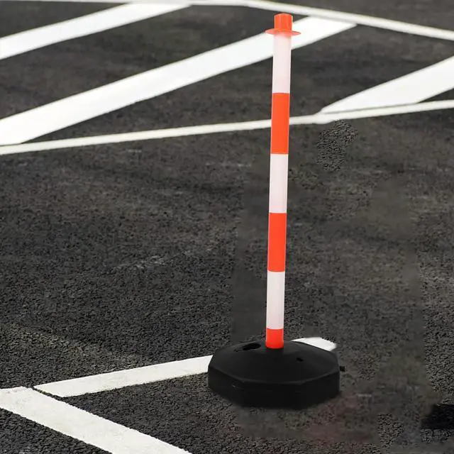 Main image of Road Warning Column Water-Fille Stable Anti-Collision Pile High Visibility Safety Traffic Barrier Guardrail Column Movable