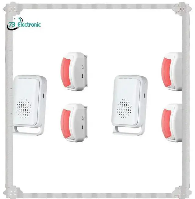 Main image of 4X Bed Alarms For Elderly Dementia Patients - Motion Sensor Fall Detection Prevention Devices