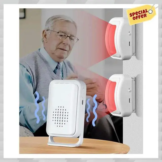 Alt view image 3 of 3 - 4X Bed Alarms For Elderly Dementia Patients - Motion Sensor Fall Detection Prevention Devices