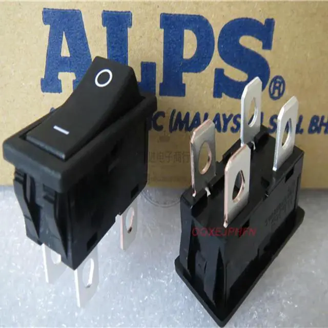 Alt view image 2 of 3 - For SDDJF30200 ALPS audio power amplifier power supply 4-pin 2-speed rocker arm sewing machine switch 16A250VAC