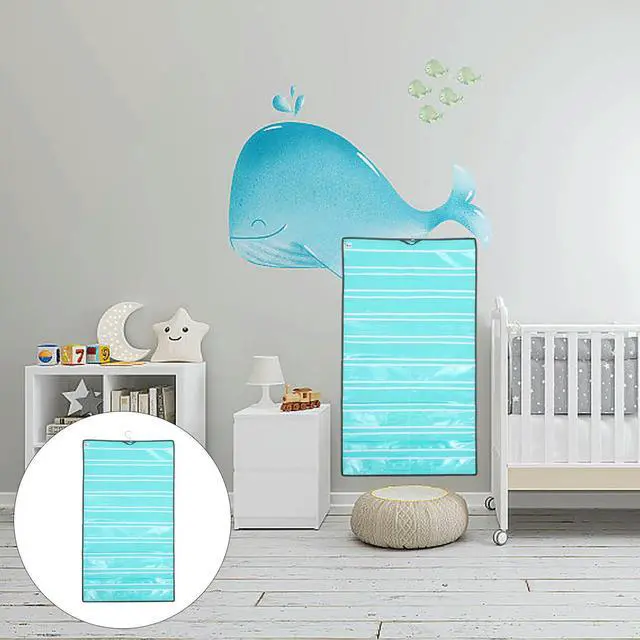 Main image of Learning Pocket Charts for Classroom Teachers Transparent Hanging Wall Pouch with Clear Pockets Flash Card Holder Calculator