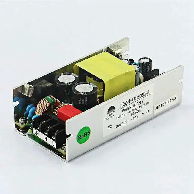 Alt view image 2 of 3 - Small Power Supply 150W 24V DC open Frame Power Supply
