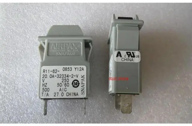 Alt view image 3 of 3 - For AIRPAX CR11-62-20.0A Rocker Switch 20A1P Device Circuit Breaker C R11-62-20.0A