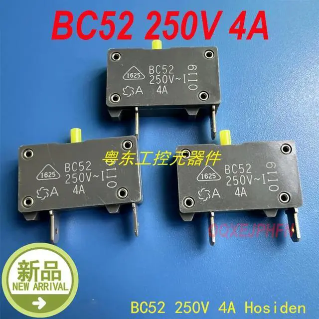 Main image of For HOSIDEN BC52 4A BC52 AC250V 4A Star Electric Circuit Breaker