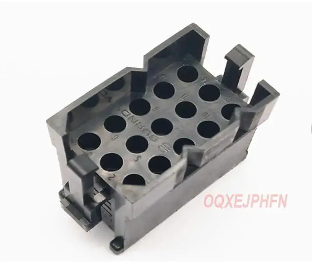 Alt view image 2 of 3 - For SOURIAU SMS15P1 15P cable mounting rectangular connector plug housing without contact core SMS15P-1
