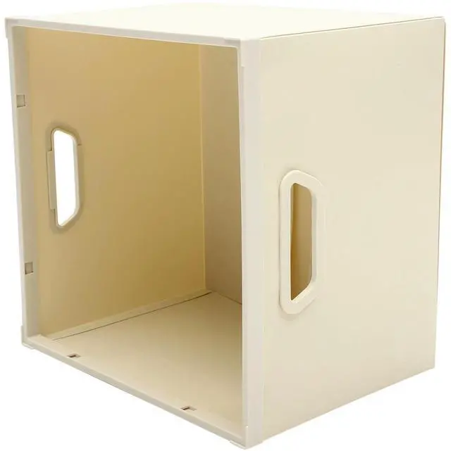 Main image of Creative Desktop Container with Smooth Handle Space Saving Foldable Sundries Organizer Box for Tabletop Home Use