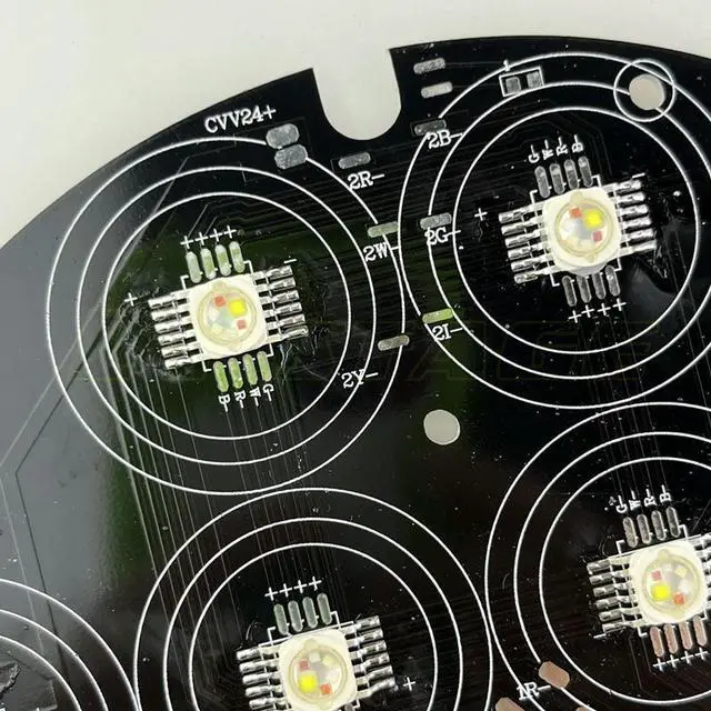 Alt view image 3 of 3 - 180M 24V Led Par Lighting Led Panel Module Board RGBWAUV Waterproof Outdoor