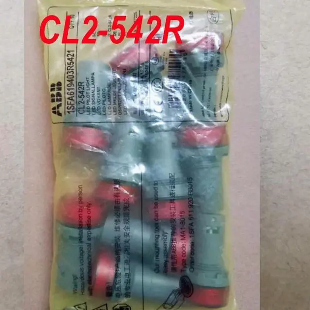 Main image of For ABB CL2-542R 380-415VAC Red button indicator 1 Pcs