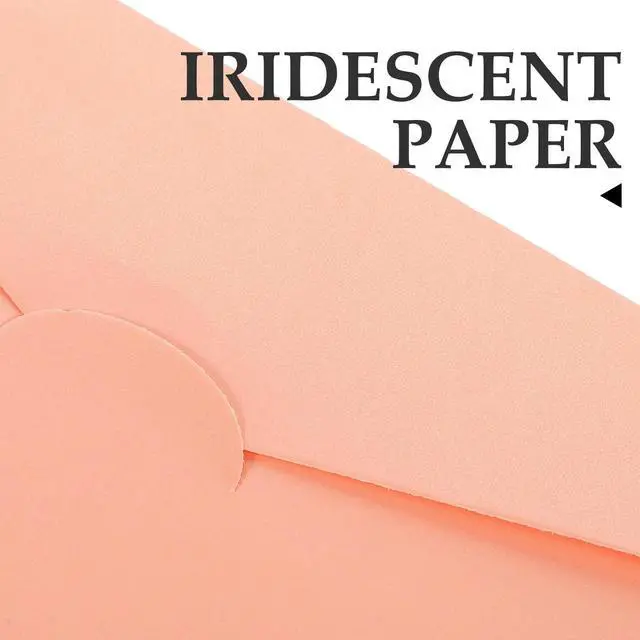 Alt view image 2 of 3 - 50Pcs Pearl Paper Envelopes Decorative Wedding Invitation Multi-Function Greeting Card Small Compact Blank Envelopes Party