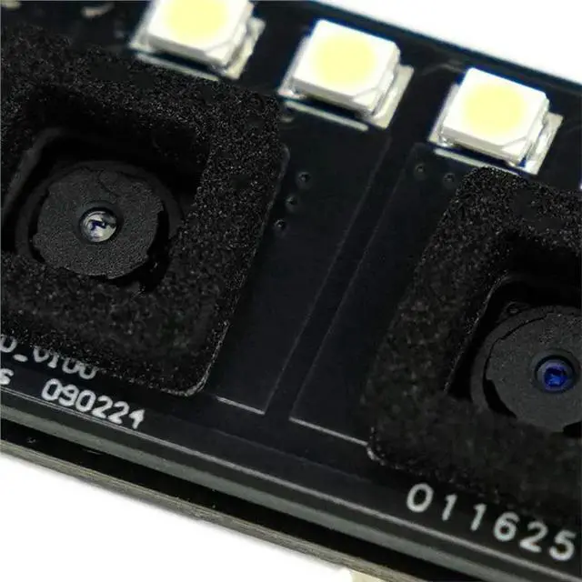 Alt view image 2 of 3 - Home Compatible High Security AI Binocular 3D Vision Recognition Sensor For Offline For Face, Palm Vein Q