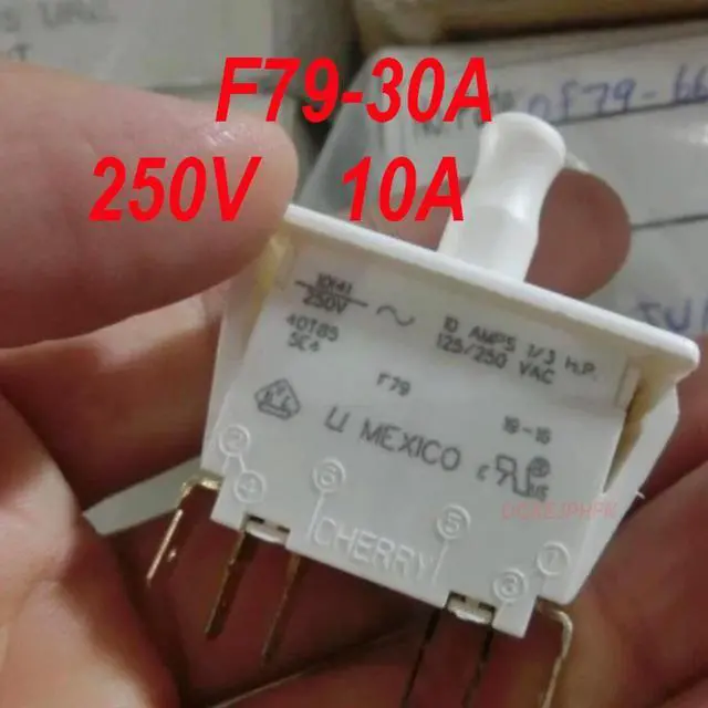 Main image of For ZF button switch F79-30A DPDT 250V 10A quick-connect panel installation