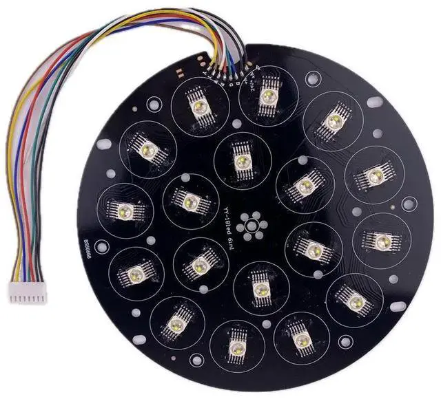 Main image of 194MM Led Par Lighting Led Panel Module Board RGBWAUV 6in1 Indoor Replacement Led For LED Par Light Lamp Round Module