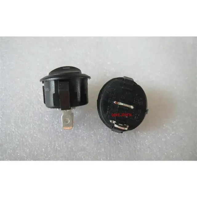 Alt view image 3 of 3 - For SRJ22A3EBBNN -ZF Round Ship Switch 2 Pin 2 Gear Rocker Switch 16A
