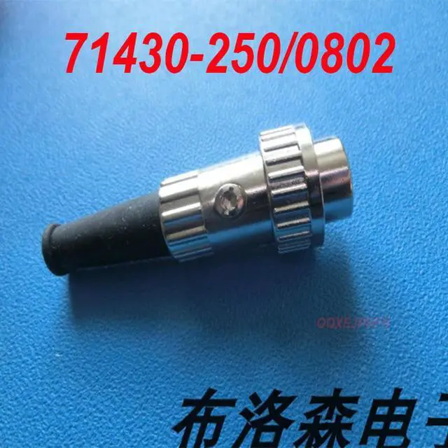 Alt view image 2 of 3 - For PREH 71430-250/0802 5P circular DIN male pin plug 5-pin 240-degree pin distribution