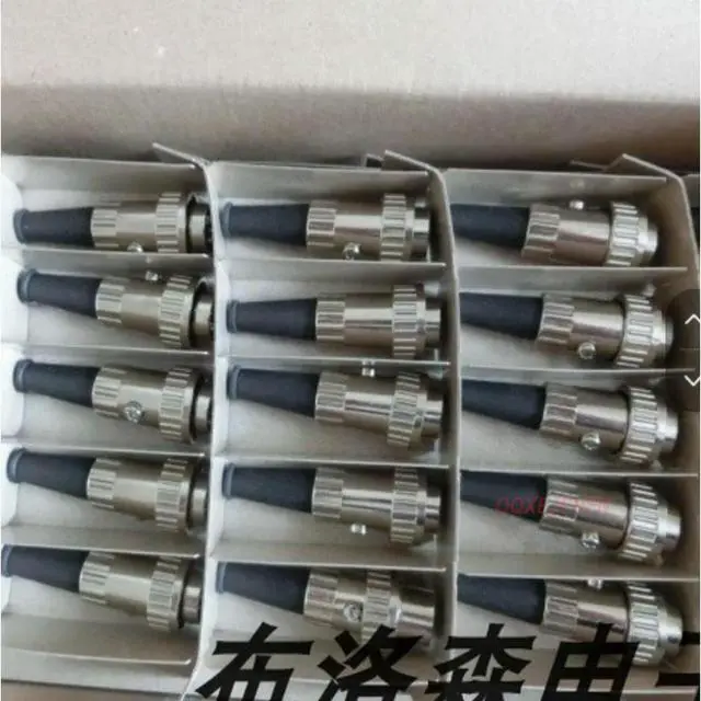 Alt view image 3 of 3 - For PREH 71430-250/0802 5P circular DIN male pin plug 5-pin 240-degree pin distribution
