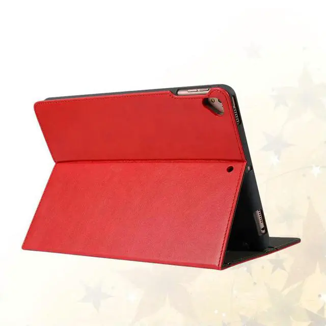 Alt view image 3 of 3 - 10.2 Inch PU Tablet Cover Slim Lightweight Protective Shell with Fine Workmanship Comfortable Hand Feel Anti-Fingerprint Stain