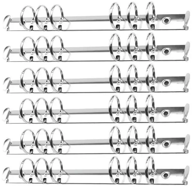 Main image of 12Pcs A5 2Cm Premium l Ring Binder Loose Leaf Folder for School Office Business Fastening Button Clean Organized Stationery