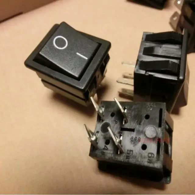 Alt view image 3 of 3 - For ARCOLECTRIC C1350ATAAB boat-type switch DPST black, British product . 1350.T