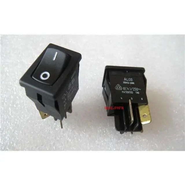 Alt view image 2 of 3 - For USPAT4440991 ALCO Ship Switch 4 Pin 2 Gear Rocker Power Switch 6A250V
