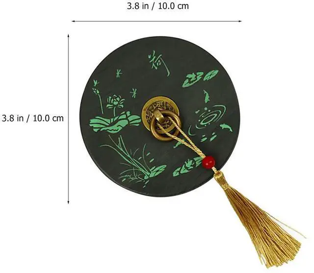 Alt view image 3 of 3 - Chinese Calligraphy Inkstone Summer Grinding Stone Traditional Ink Container for Painting Drawing Writing Inkstone