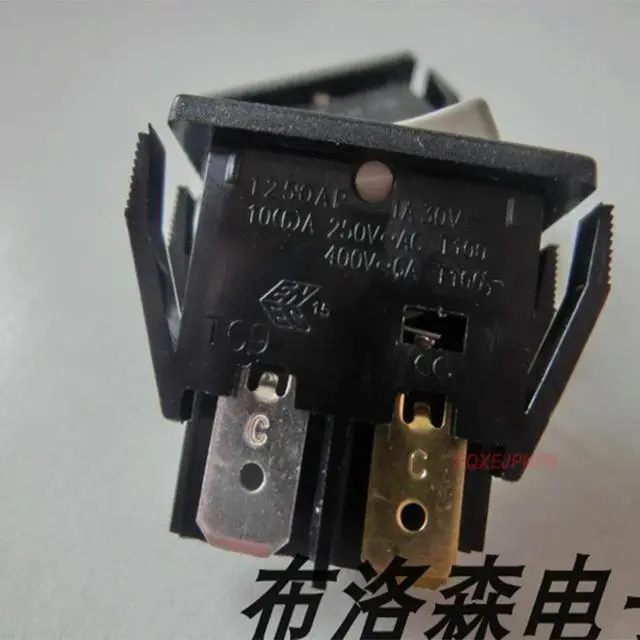 Alt view image 2 of 3 - For ARCOLECTRIC C1250APAAB C1250AP grey toggle switch DPST panel installation 250V10A 1250AP