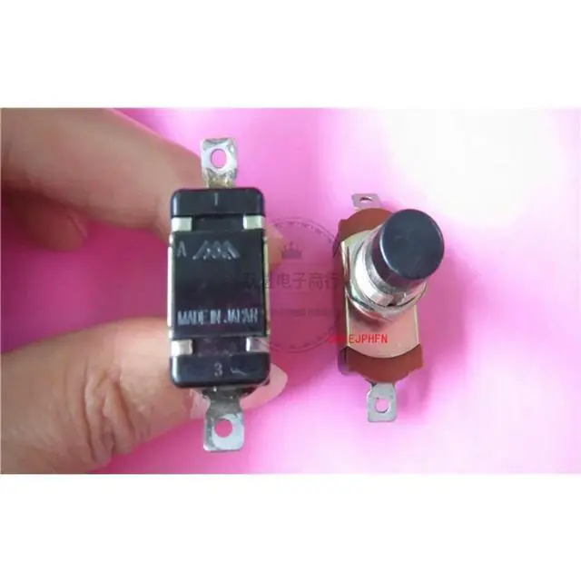 Alt view image 3 of 3 - For DS-133 MIYAMA Button Reset Switch 2 Pin Push Button Lockless Switch 6A250