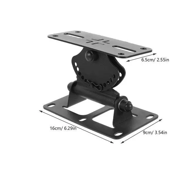 Alt view image 2 of 3 - Zinc Alloy Speaker Wall Mount Rotatable Shelf Stand Wall Holder for High Fidelity Audio Systems Ktv Studio Speaker Shelf