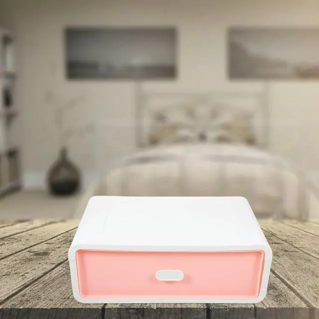 Alt view image 2 of 3 - Small Drawer Desktop Box Plastic Organizer Office Cabinet Efficient Desk Paper Organizer Bin Drawer Containers