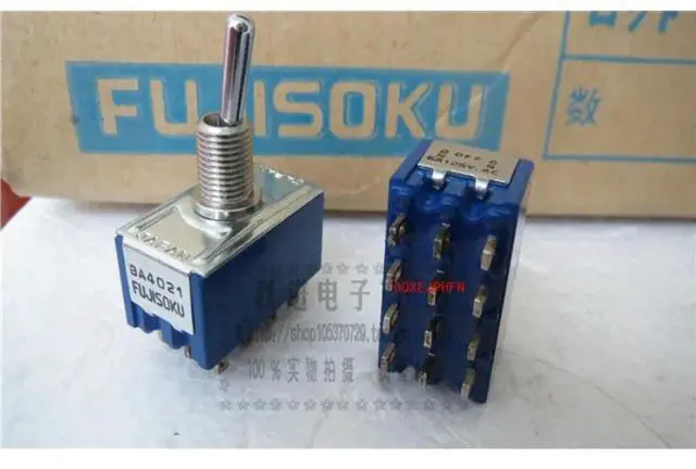Main image of For FUJISOKU 8A4021 Button Switch 6A125V 12-pin 3-gear Shaking Toggle Switch