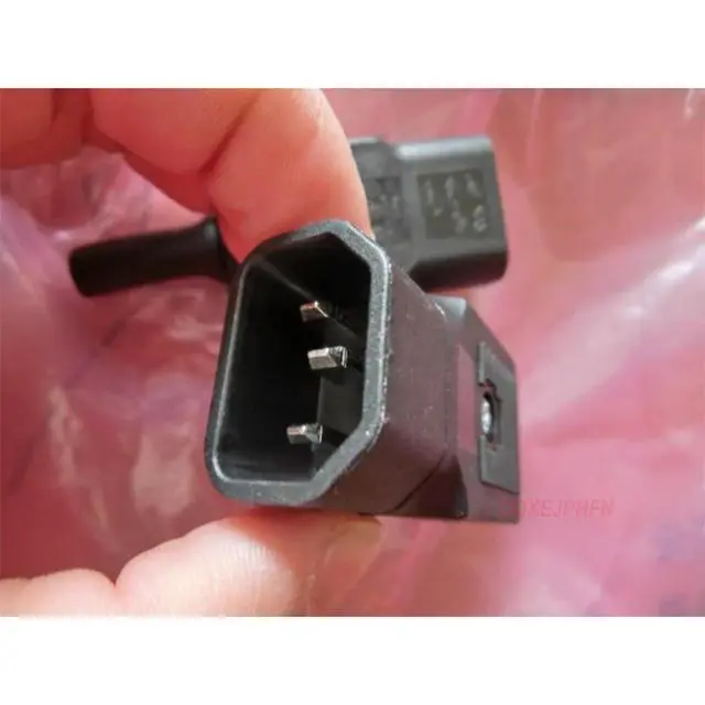 Alt view image 2 of 3 - For BULGIN PX0686 IEC C14 power socket tail plug Black 250V10A