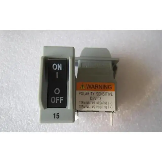 Alt view image 2 of 3 - For AIRPAX CR11-59-15.0A 0907 Y33C15A1P Rocker Boat Switchgear Circuit Breakers