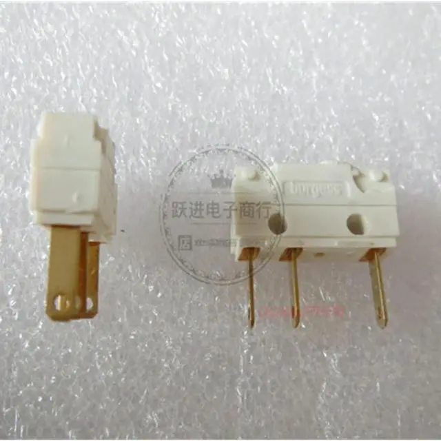 Alt view image 3 of 3 - For Burgess V4NST9-UL microswitch with three pins, one normally open and one normally closed, 5A250V V4NST9UL