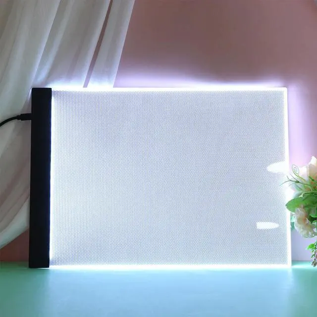 Main image of 1Set A4 Backlit Copyboard Slim LED Lightbox Tracing Board USB Powered Frosted Surface Drawing Sketching Art Design