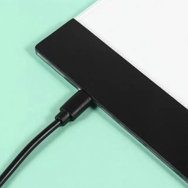Alt view image 3 of 3 - 1Set A4 Backlit Copyboard Slim LED Lightbox Tracing Board USB Powered Frosted Surface Drawing Sketching Art Design