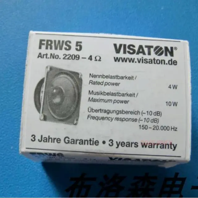 Alt view image 3 of 3 - For VISATON FRWS 5 4OHM speaker 5CM 150-20KHZ 4W 2209-4
