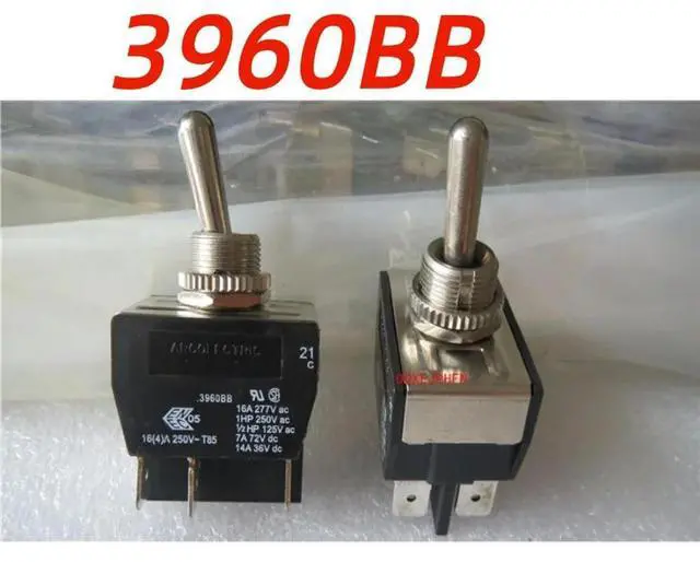 Main image of For ARCOLECTRIC 3960BB Button Switch 6 Pin 2 Gear Shaking Arm Power Switch 16A