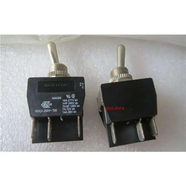 Alt view image 3 of 3 - For ARCOLECTRIC 3960BB Button Switch 6 Pin 2 Gear Shaking Arm Power Switch 16A