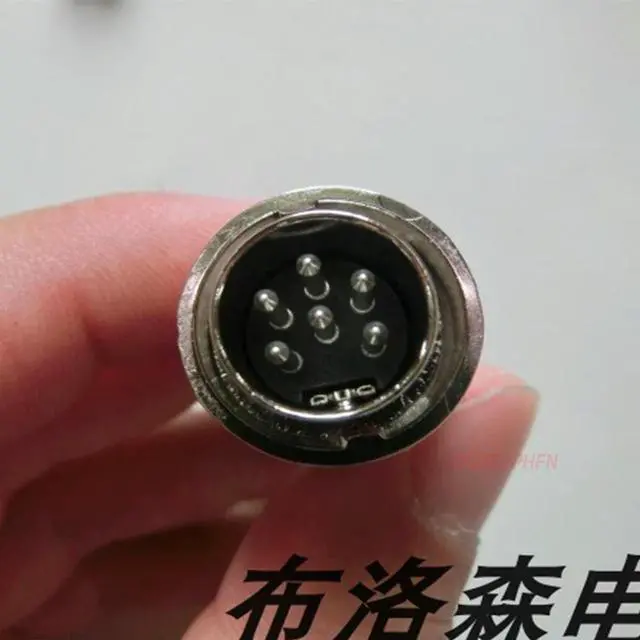 Alt view image 3 of 3 - For LUMBERG 013206 6-pin DIN plug DIN45322 Cable installation 013206